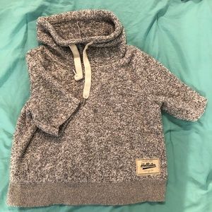 Hollister short sleeve cow neck sweater